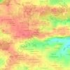 La Fontaine Aubert topographic map, elevation, terrain