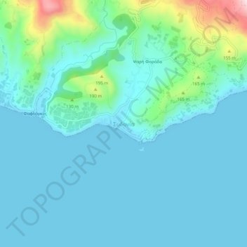 Sidonia topographic map, elevation, terrain
