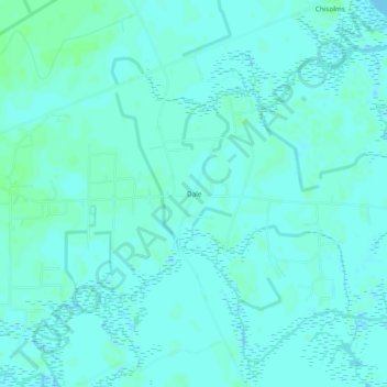 Dale topographic map, elevation, terrain