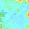 Tabão topographic map, elevation, terrain