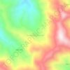 Gualberto Villarroel topographic map, elevation, terrain