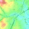 Inch topographic map, elevation, terrain