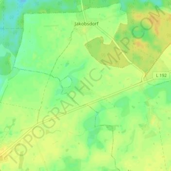 Berthke topographic map, elevation, terrain