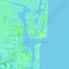 Harbor Heights topographic map, elevation, terrain