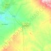 Cantaura topographic map, elevation, terrain
