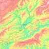 Hefeng topographic map, elevation, terrain