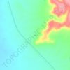 Al Junayah topographic map, elevation, terrain