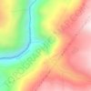 Stevenson Creek Falls topographic map, elevation, terrain