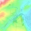 Chenowith topographic map, elevation, terrain