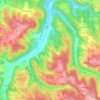 Cheyrat topographic map, elevation, terrain