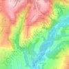 Croix topographic map, elevation, terrain