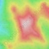 Mount Patterson topographic map, elevation, terrain