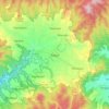 Pujon topographic map, elevation, terrain