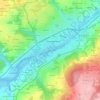 La Petite Palud topographic map, elevation, terrain