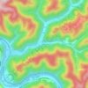 Mellville topographic map, elevation, terrain