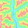温台 topographic map, elevation, terrain