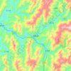 龙胜各族自治县 topographic map, elevation, terrain