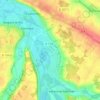 Chandelles topographic map, elevation, terrain