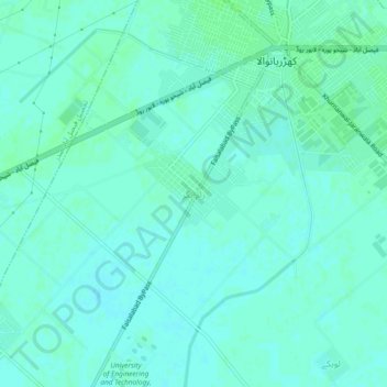 Ramnagar topographic map, elevation, terrain