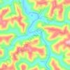 Creekville topographic map, elevation, terrain