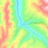 加普萨拉 topographic map, elevation, terrain