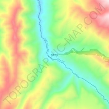 加普萨拉 topographic map, elevation, terrain