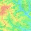 Oak Hills topographic map, elevation, terrain