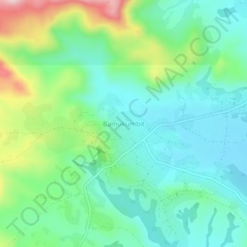 Bamukumbit topographic map, elevation, terrain