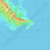 East Honolulu topographic map, elevation, terrain