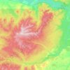 Swan Hills (town) topographic map, elevation, terrain