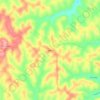 Lytten topographic map, elevation, terrain