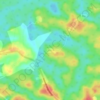 Obout topographic map, elevation, terrain