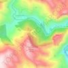 Fuente la Higuera topographic map, elevation, terrain