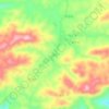 Pingtian topographic map, elevation, terrain