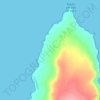 Lengua de Vaca topographic map, elevation, terrain