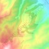 Alto de la Cañada topographic map, elevation, terrain