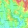 Lobenstein topographic map, elevation, terrain