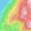 Contrada Capra topographic map, elevation, terrain