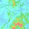 Muan-eup topographic map, elevation, terrain