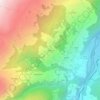 Mathon topographic map, elevation, terrain