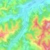 Calderino topographic map, elevation, terrain