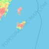 Bell Island topographic map, elevation, terrain