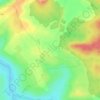 Les eaux bonnes chères topographic map, elevation, terrain