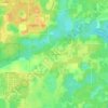 Orange Springs topographic map, elevation, terrain