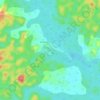 Auaris topographic map, elevation, terrain