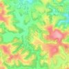 Cirunga topographic map, elevation, terrain