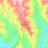 Santa Bárbara topographic map, elevation, terrain