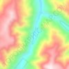 Blackbird topographic map, elevation, terrain