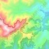 Tindharia topographic map, elevation, terrain