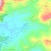 Bizë topographic map, elevation, terrain
